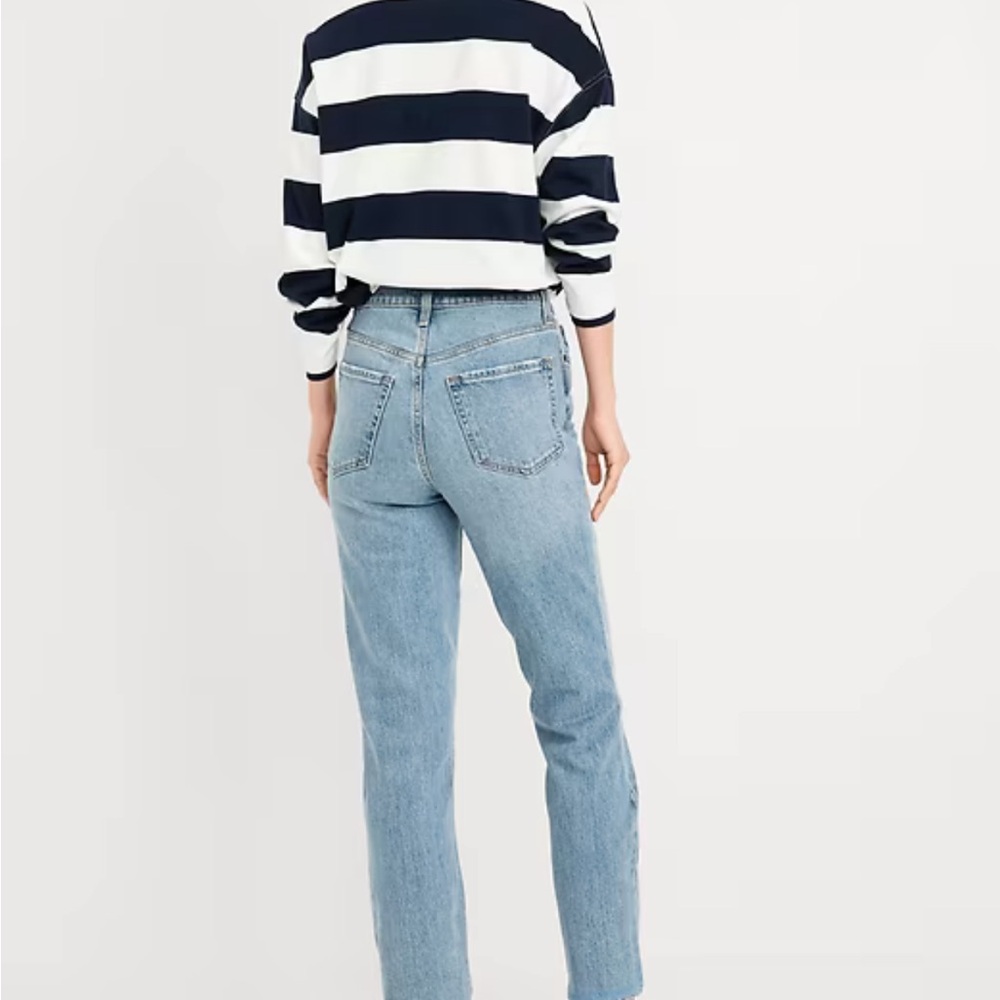 Old navy High-Waisted OG Straight Ankle Jeans 6